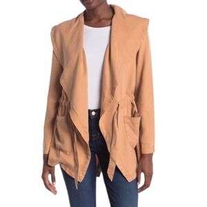 Max Jeans Shawl Tencel Light Almond Jacket sz Small